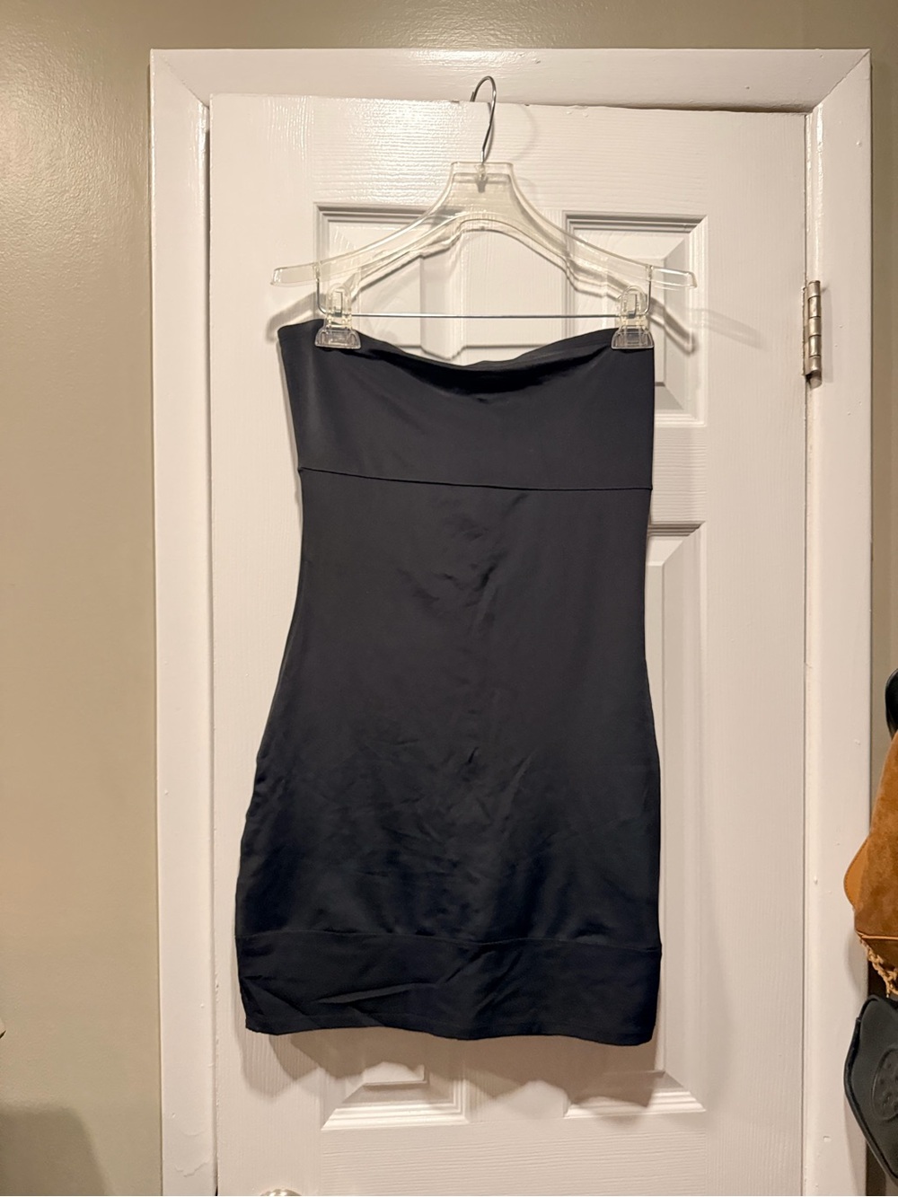 Strapless Black Shaping Slip
